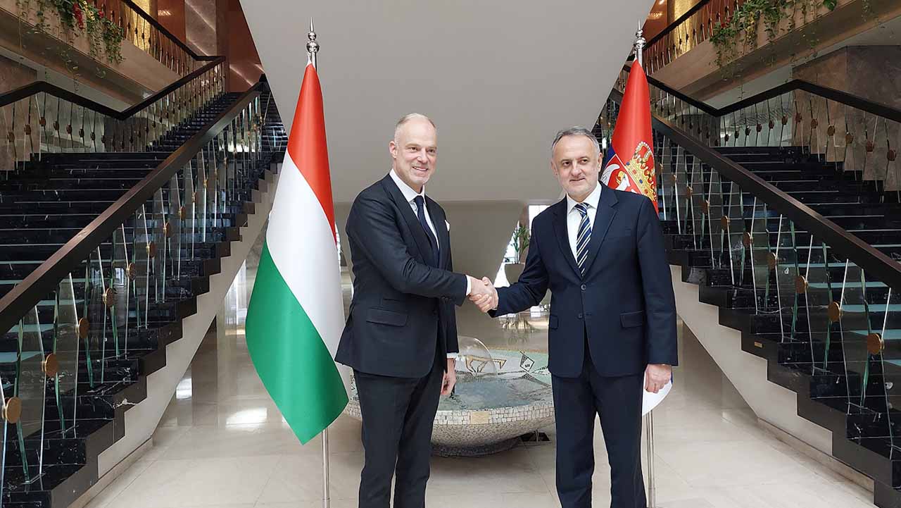 Ministar sporta Zoran Gajić ugostio mađarskog kolegu Krištofa Salaja-Bobrovnickog